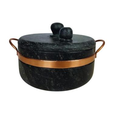 Imagem de Panela de pressão Pedra Sabão 1500 ml - A PANELA DE PEDRA