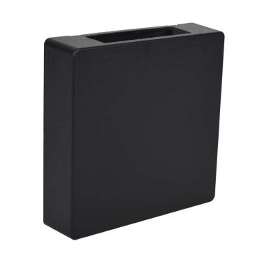 Imagem de Arandela Clean Led Quadrada 3W 3.000K Branco-Quente Preta