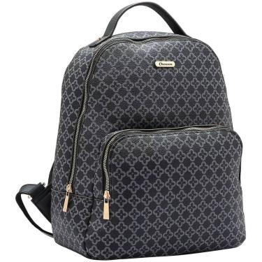 Imagem de Mochila Feminina Costas Monograma Elegante Chic Chenson