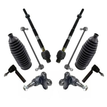 Imagem de TRQ Kit de direção dianteira e suspensão compatível com 2008-2017 Buick Enclave 2009-2017 Chevrolet Traverse 2007-2016 GMC Acadia 2017 Acadia Limited