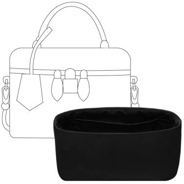 Imagem de FANJI Project Bolsa organizadora para bolsa LV Vanity PM, ajuste personalizado no interior preto fosco leve e resistente à água