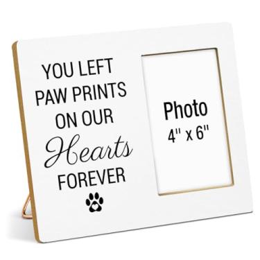 Imagem de XFFJGVR Porta-retrato de presente memorial para animais de estimação, presentes de memorial de cachorro para perda de cachorro, presentes de simpatia para cães, presente de lembrança de luto de