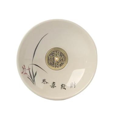 Imagem de chiorgone Queimador de incenso de cerâmica moderno – Suporte portátil de aromaterapia para decoração de casa, meditação e presentes (8,5 cm)