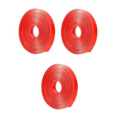 Imagem de Garosa Fita Dupla Face Adesiva Forte para Arte Em Unhas, Conjunto de 3 Rolos de 15mm X 11mm X 1mm, Filme Plástico Transparente para Pontas de Unhas, Decorações, Cartões de Fotos