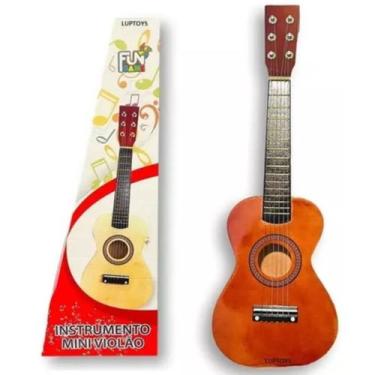 Imagem de Mini Violao Madeira Envernizada Som Real - GBG STORE