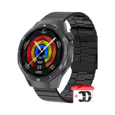 Imagem de Smartwatch Masculino 4GB GPS NFC Tela HD AMOLED IP68 Chamada Bluetooth