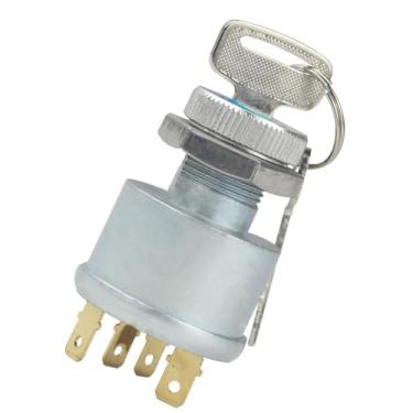 Imagem de Interruptor de ignição E-Z-GO Golf, interruptor de ignição com chave para E-Z-GO TXT, Medalhista, Maratona, Workhorse, ST, carrinho de golfe Shuttle, 4 terminais, 33639-G01 33639G01, 33639-G03