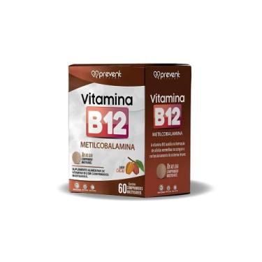 Imagem de Metilcobalamina Vitamina B12 c/60 cp sabor Cacau Prevent Pharma