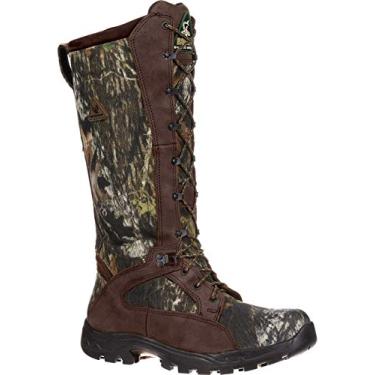 Imagem de Rocky Bota masculina Prolight Camo 40,6 cm impermeável à prova de cobra para caça casual cano alto - marrom, verde, Mossy Oak Break Up, 11 Wide