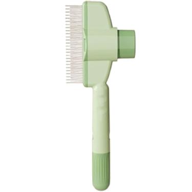 Imagem de Shakven Pente de nó para cachorro e gato, pente para nó de cabelo de gato - Pente para remoção de pêlos de animais de estimação,A limpeza da pulga do cachorrinho penteia o pente de aço da agulha do