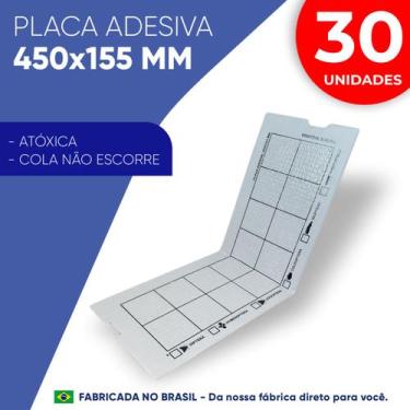Imagem de 30 Placas adesivas 450X155 - Tecnofly