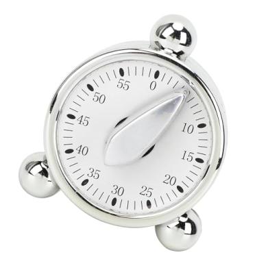 Imagem de Relógio despertador preciso com temporizador mecânico para cozinha, cabeleireiro e salão de beleza