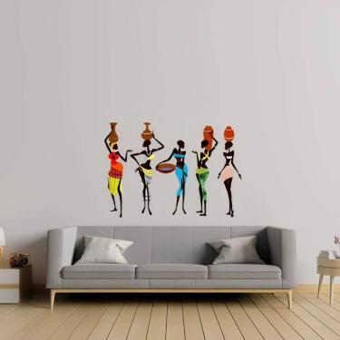 Imagem de Adesivo De Parede Mulheres Africanas
