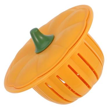 Imagem de Coletor de lixo de cozinha, coador de pia em forma de abóbora, filtro de malha resistente, coletor de detritos de alimentos, cesta de drenagem para drenagem eficiente de água e separação de resíduos