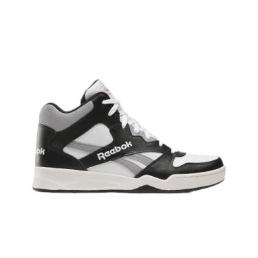 Imagem de Reebok Tênis unissex adulto Royal Bb4500 Hi2, Branco/preto/cinza, 12.5 Women/11 Men