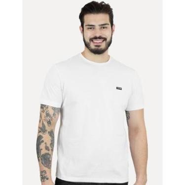Imagem de Camiseta Calvin Klein Masculina Piquet Orgânico Branca-Masculino