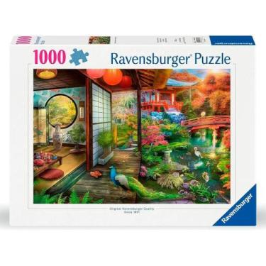 Imagem de Puzzle 1000 Peças Jardim Oriental - Importado - Ravensburger