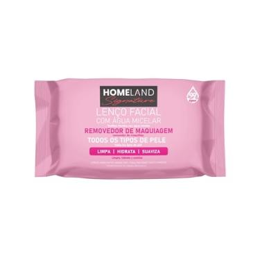 Imagem de HOMELAND LENÇO FACIAL COM ÁGUA MICELAR - REMOVEDOR DE MAQUIAGEM 30 UND COM TAMPA FLEXÍVEL
