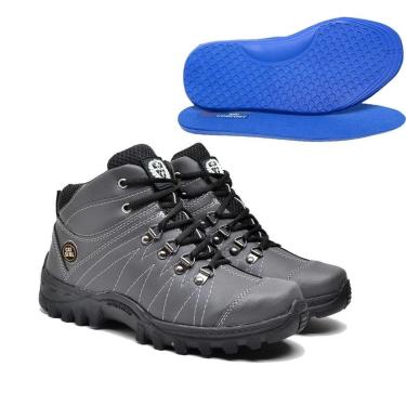 Imagem de Kit Bota Coturno Adventure Masculino Cat skill + Palmilha de Gel-Masculino