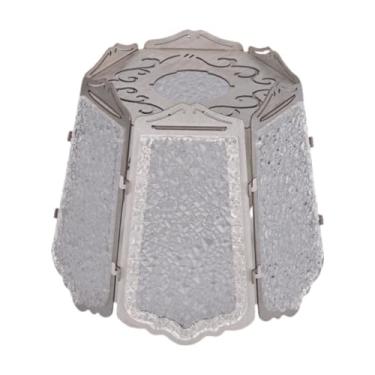 Imagem de Zxpjkyu Capa para Abajur de Camping, Substituição de Abajur para Lanterna de Camping, Abajur Leve para Lanterna de Camping, Prata