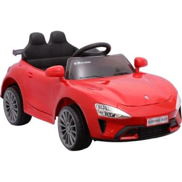 Imagem de CARRO ELETRICO INFANTIL ESPORTIVO CONTROLE REMOTO ATÉ 30kg 12V SONS CI