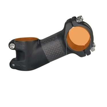 Imagem de Mesa de guidão para bicicleta em carbono e alumínio, MTB, potência ultraleve, 31,8 mm, compatível com guidões de 70/80/90/100 mm para bicicletas de estrada e montanha.(25Degree-70mm-Matte)