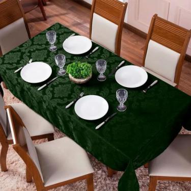 Imagem de Toalha De Mesa Jacquard Retangular 6 Lugares Jacard 2,00 Metros - FF E