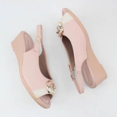 Imagem de Sandália Anabela Piccadilly Sling Back-Feminino