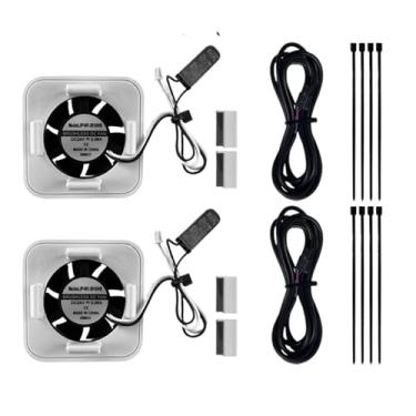Imagem de Kit de ventilador de resfriamento de motor de extrusão, compatível com bambu lab a1 e a1 mini-auto start-stop, acessório de impressora 3d silencioso de alta eficiência(2PCS)