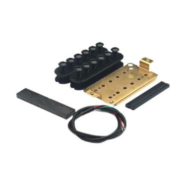 Imagem de JWQFBC Kit de Captador de Guitarra Faça Você Mesmo, Acessórios para Guitarra, Fácil Instalação, Captador Humbucker Ceramiceasy Pré-cabeado, Substituição, Pescoço
