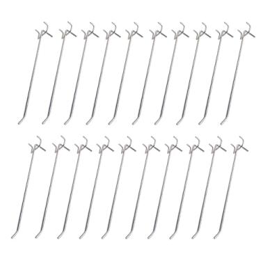 Imagem de 10 peças de ganchos utilitários para montagem na parede, acessórios para prateleiras domésticas, fácil instalação, ferramenta de pendurar garagem, oficina, ganchos para quadro de pegboard, aço