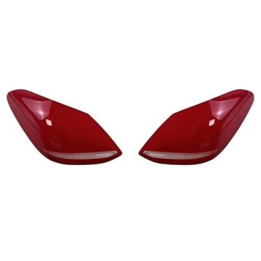 Imagem de compatível com benz c-class w205 2015 2016 2017 2018 carro exterior cauda lâmpada capa luzes de freio escudo lente da luz traseira abajur(A Piar)