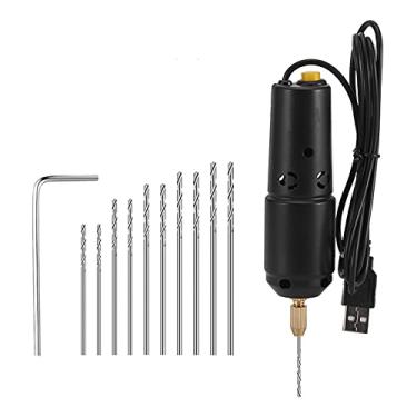 Imagem de Conjunto de Brocas Broca Elétrica Resina com 10 peças Pontas para DIY Jóias Produtos Alumínio Madeira Fabricção Porta-Chaves Moldes Fundição