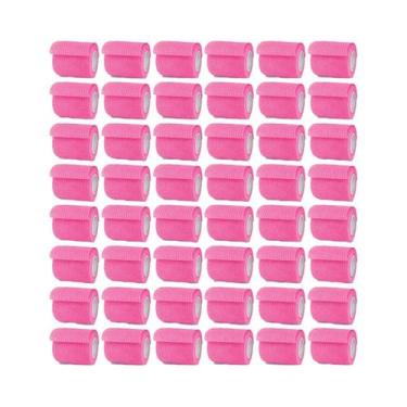Imagem de Fita Adesiva Elástica Rosa Brilhante 48 Peças 4.8m Para Suporte De Joe