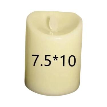 Imagem de Velas LED Sem Chama Com Efeito De Chama Tremeluzente, Pacote Com 10 Pa