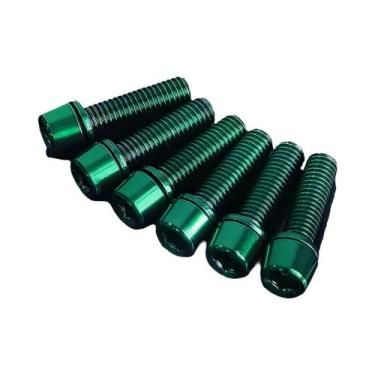 Imagem de Parafusos De Guidão De Bicicleta M5x18mm 6/8pcs Aço Liga Chave Allen D