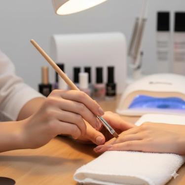 Imagem de Pincel Unha Gel Número 8 Precisão Profissional Para Alongamento