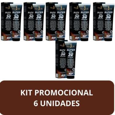 Imagem de Super Gel Desodorante Massageador Mary Life 30 Ervas Bisnaga 150g Kit 
