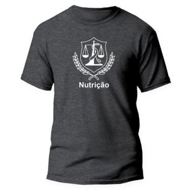 Imagem de Camiseta Algodão Premium Estampa Digital Faculdade Nutrição - Pavesi, 