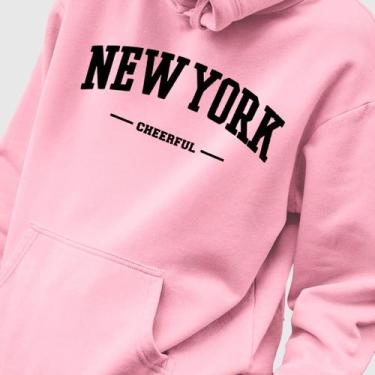 Imagem de Blusa Moletom Genuine Grit Masculina Estampada Algodão 30.1 New York, 