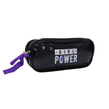 Imagem de ESTOJO METALIZADO DUAS DIVISÓRIAS GIRL POWER ESTOJO ESCOLAR-Feminino