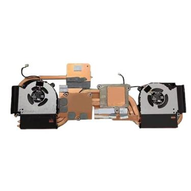 Imagem de Ventoinha e dissipador de calor para CPU/GPU de laptop para CLEVO NP60SNC1 NP60SND1 NP60SNE1 NP60SNC NP60SND NP60SNE 12V 1A (novo)