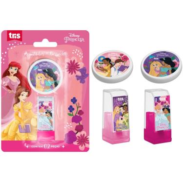 Imagem de KIT APONTADOR COM DEPÓSITO + BORRACHA PRINCESAS DISNEY -TRIS
