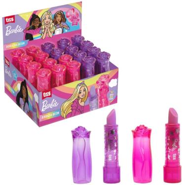 Imagem de BORRACHA RETRÁTIL COM FORMATO DE BATOM BARBIE - TRIS