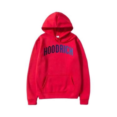 Imagem de Moletom Masculino Casual Solto Com Estampa Hip Hop, Estilo Streetwear,