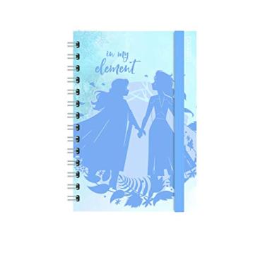 Imagem de Caderno College 80 Folhas Frozen 2 Metal, DERMIWIL, 37813, Azul