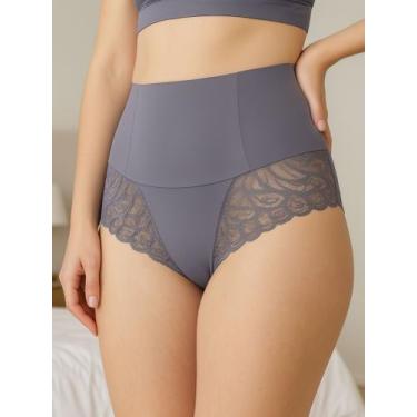 Imagem de Kit Calcinha Gestante Cinta Modeladora Cós Alto Compressão Pós Parto -