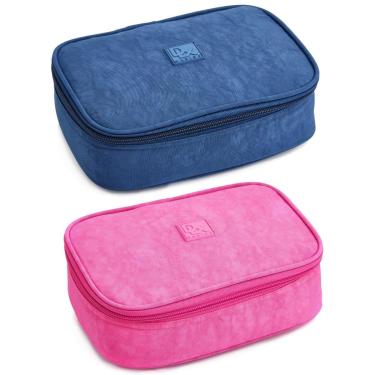 Imagem de Kit Dois Estojos Box Grande 100 Pens Menino Menina Escolar-Unissex