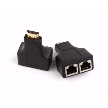 Imagem de Extensor Hdmi 3d 30 Metros Via Cabo De Rede Utp Rj45 Cat5e/6 JC-EX-RJ45