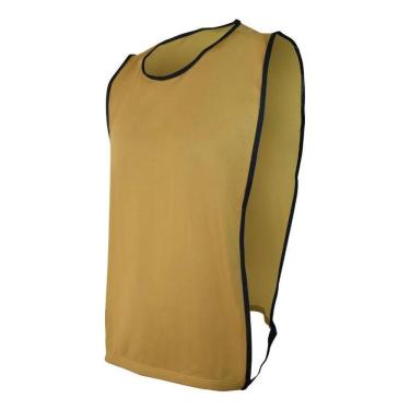 Imagem de Kit Com 5 Coletes Futebol/Futsal Com Helan Dourado